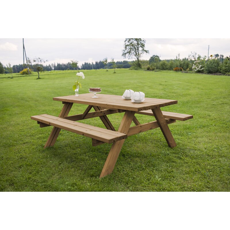 Sol 72 Outdoor Madyson Wooden Picnic Bench | Wayfair.co.uk